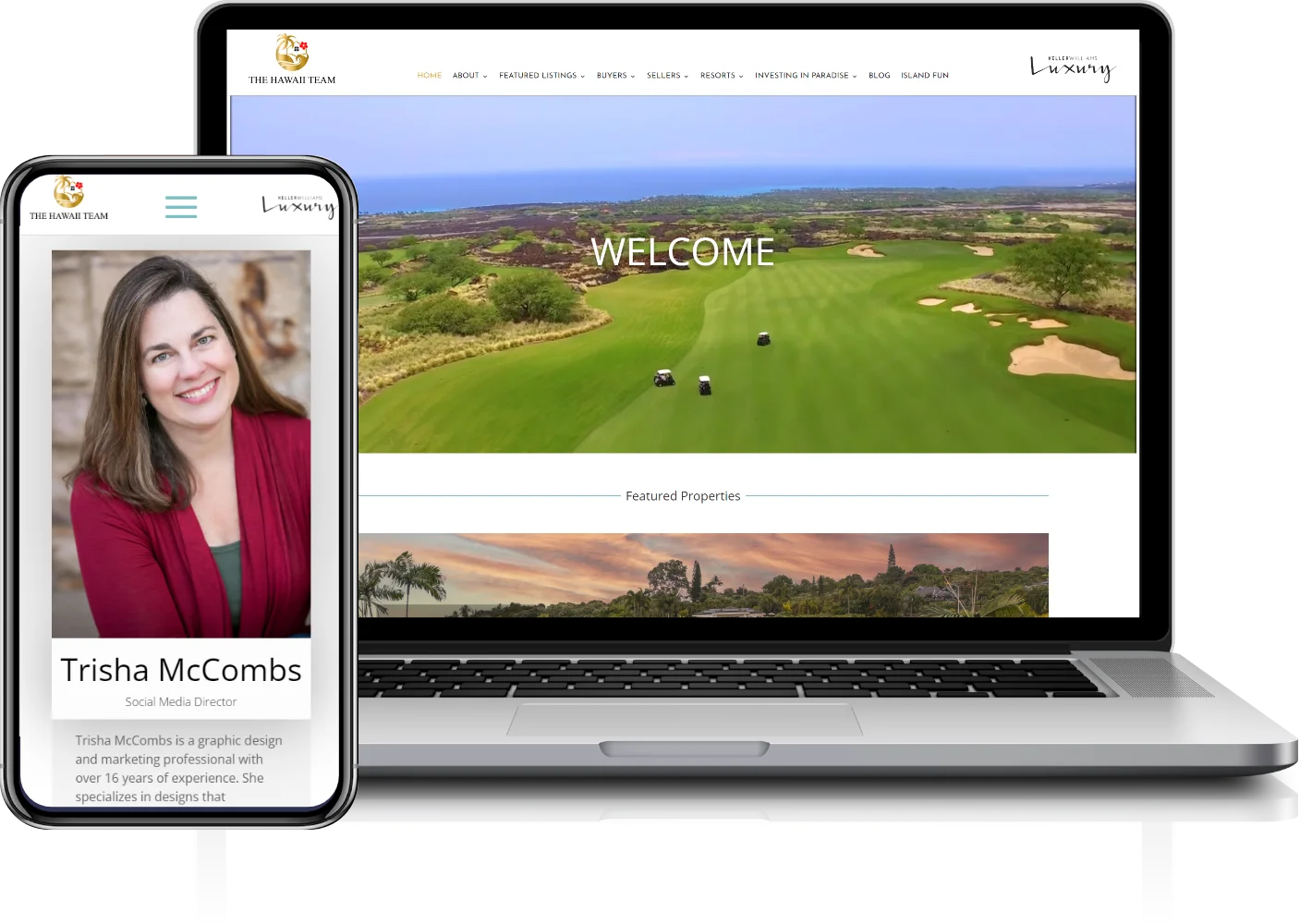 Hawaii Team real estate platform built by SOFTALYN