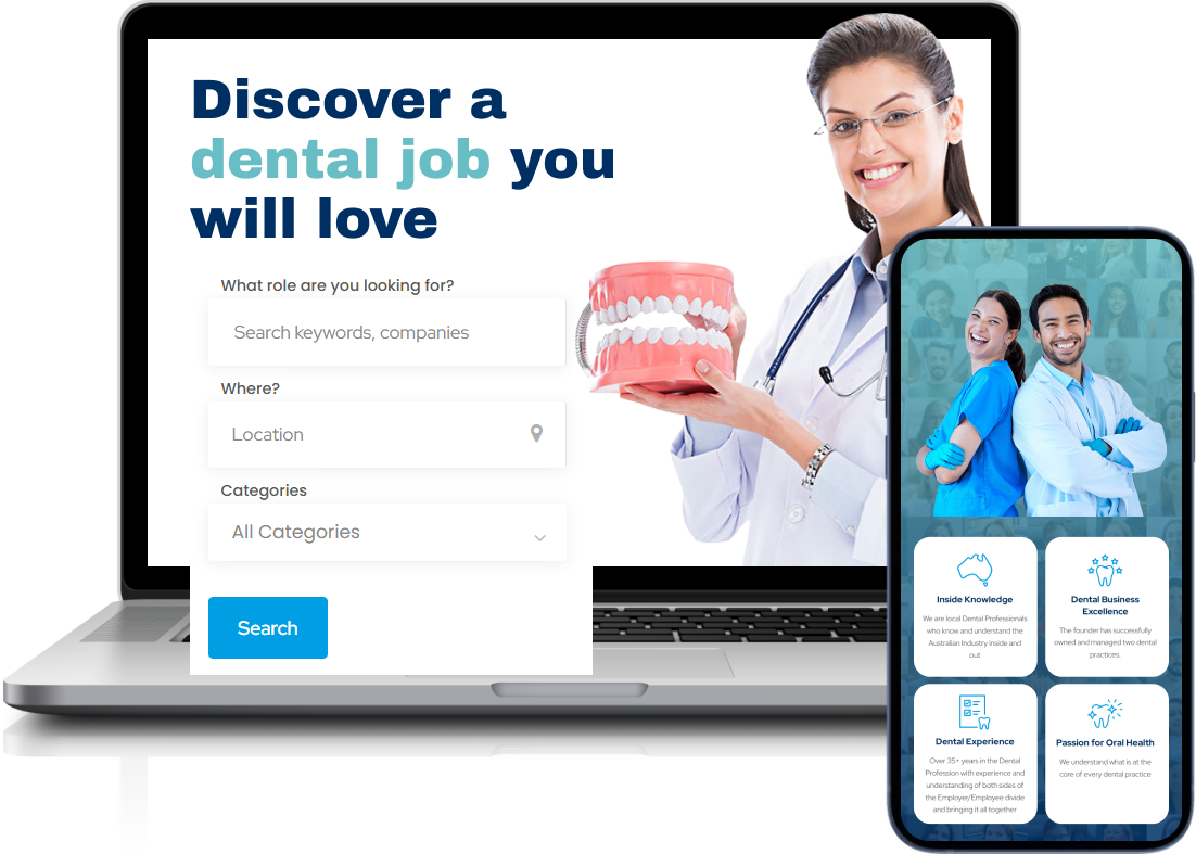 Lync Dental job protal platform built by SOFTALYN